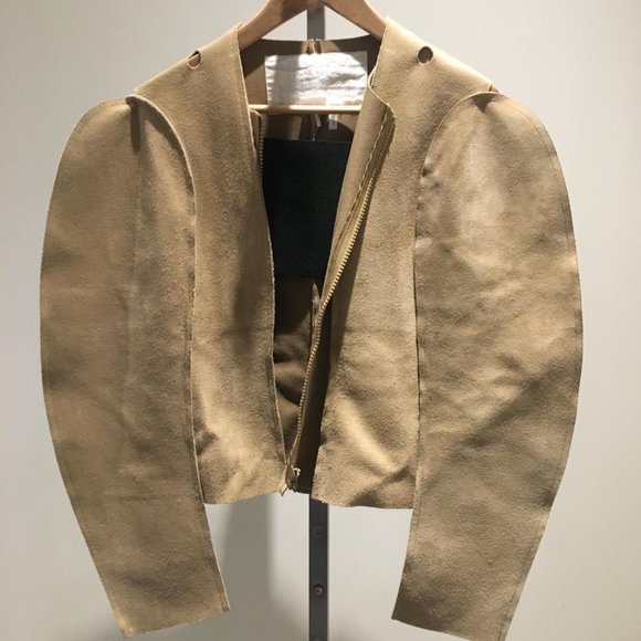 Margiela x H&M suede leather jacket - Picture 1 of 11